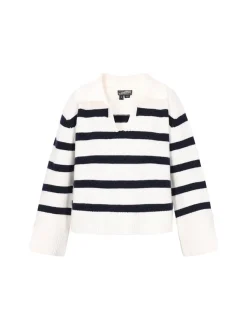 Dreimaster Damen Pullover in ecru