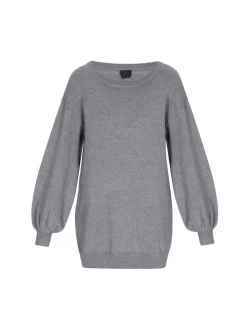 Dreimaster Damen Pullover in grau