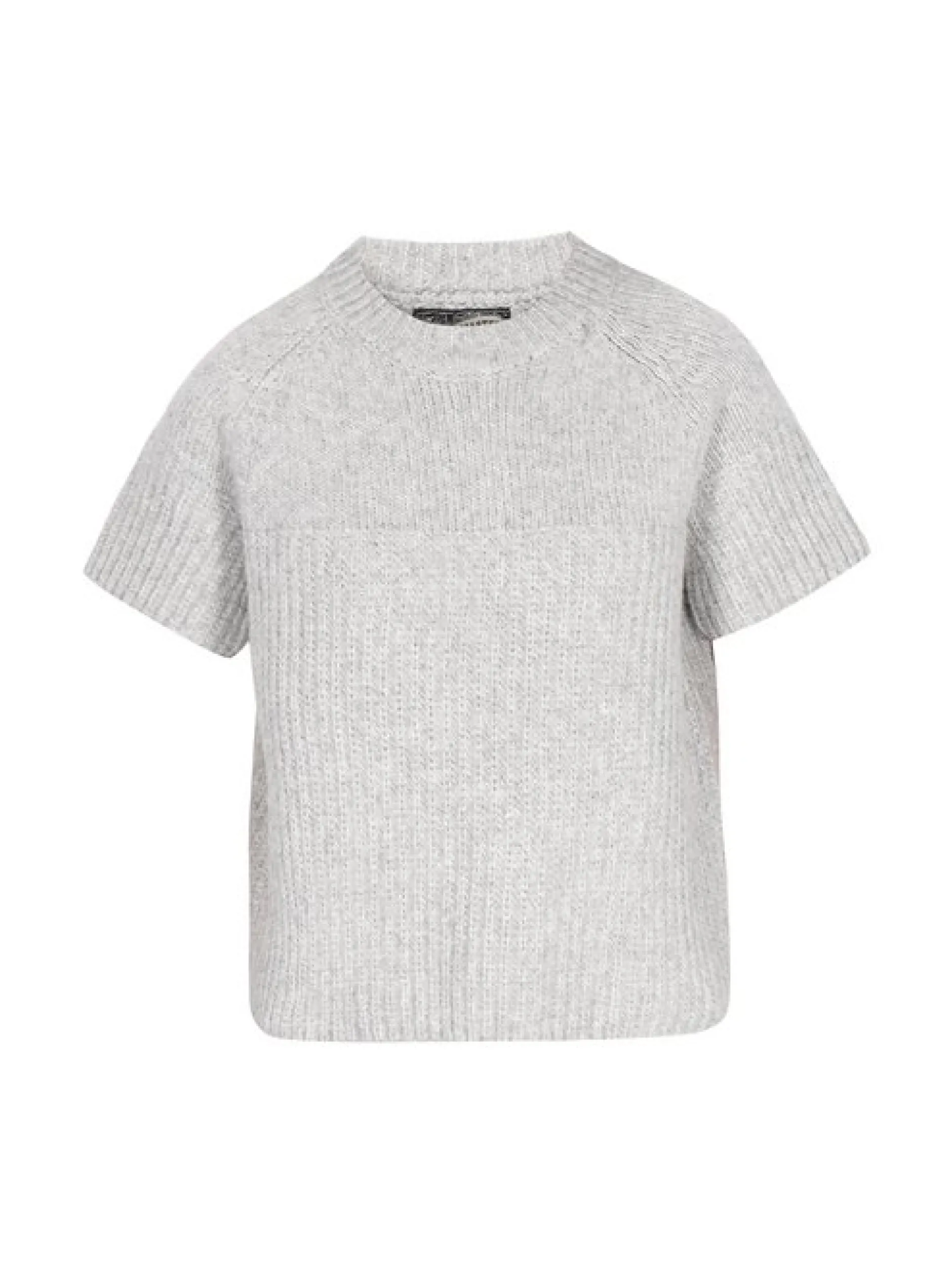 Dreimaster Damen Pullover in grau - Ausschnitt: Rundhals