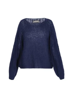 Dreimaster Damen Pullover in marine