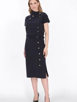 Dreimaster Damen Pullover in marine