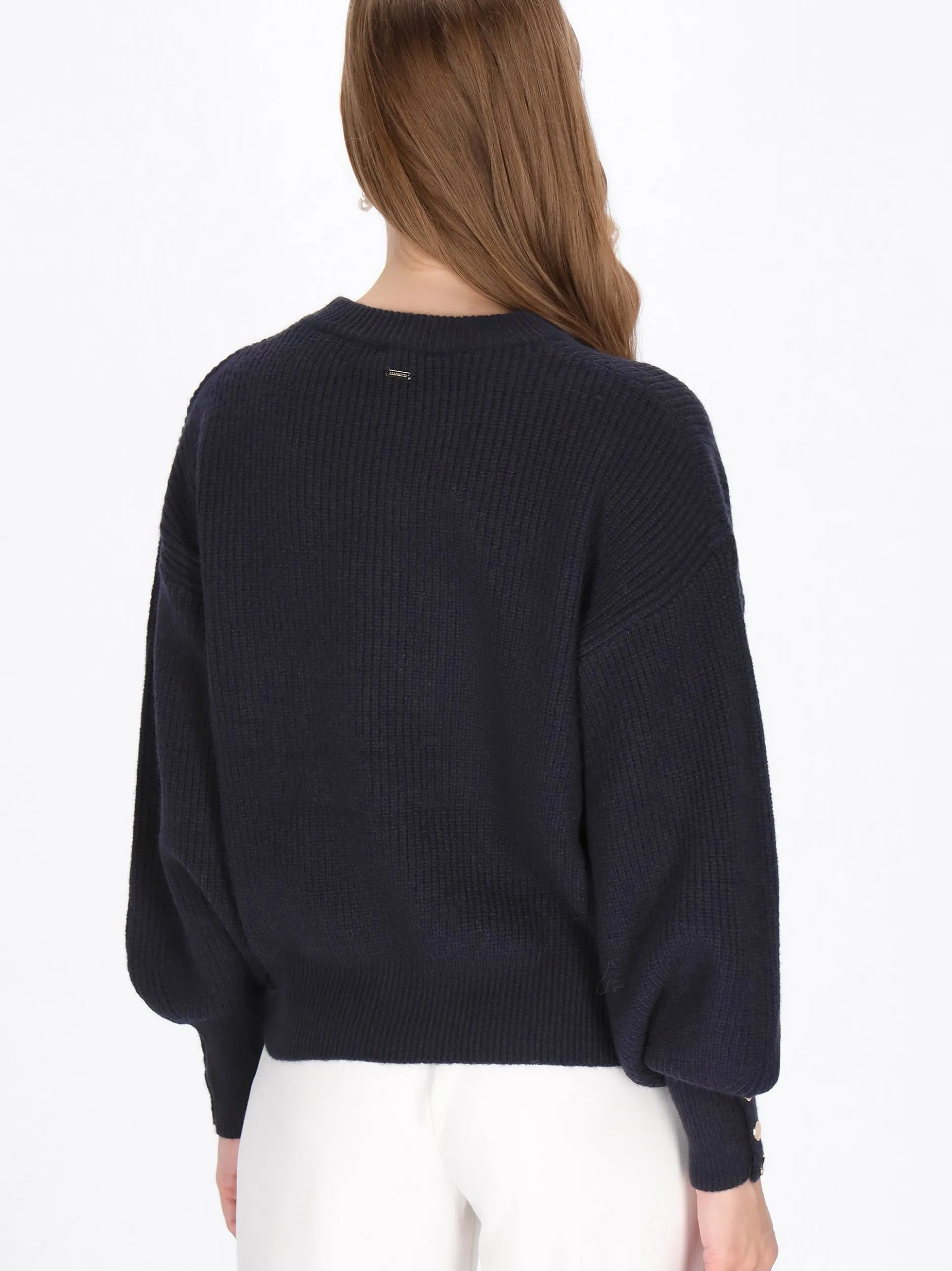 Dreimaster Damen Pullover in marine