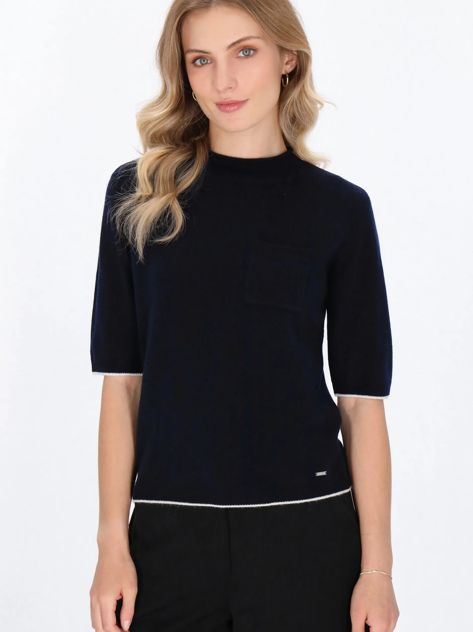 Dreimaster Damen Pullover in marine