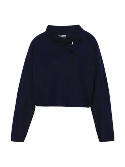 Dreimaster Damen Pullover in marine