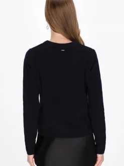 Dreimaster Damen Pullover in marine