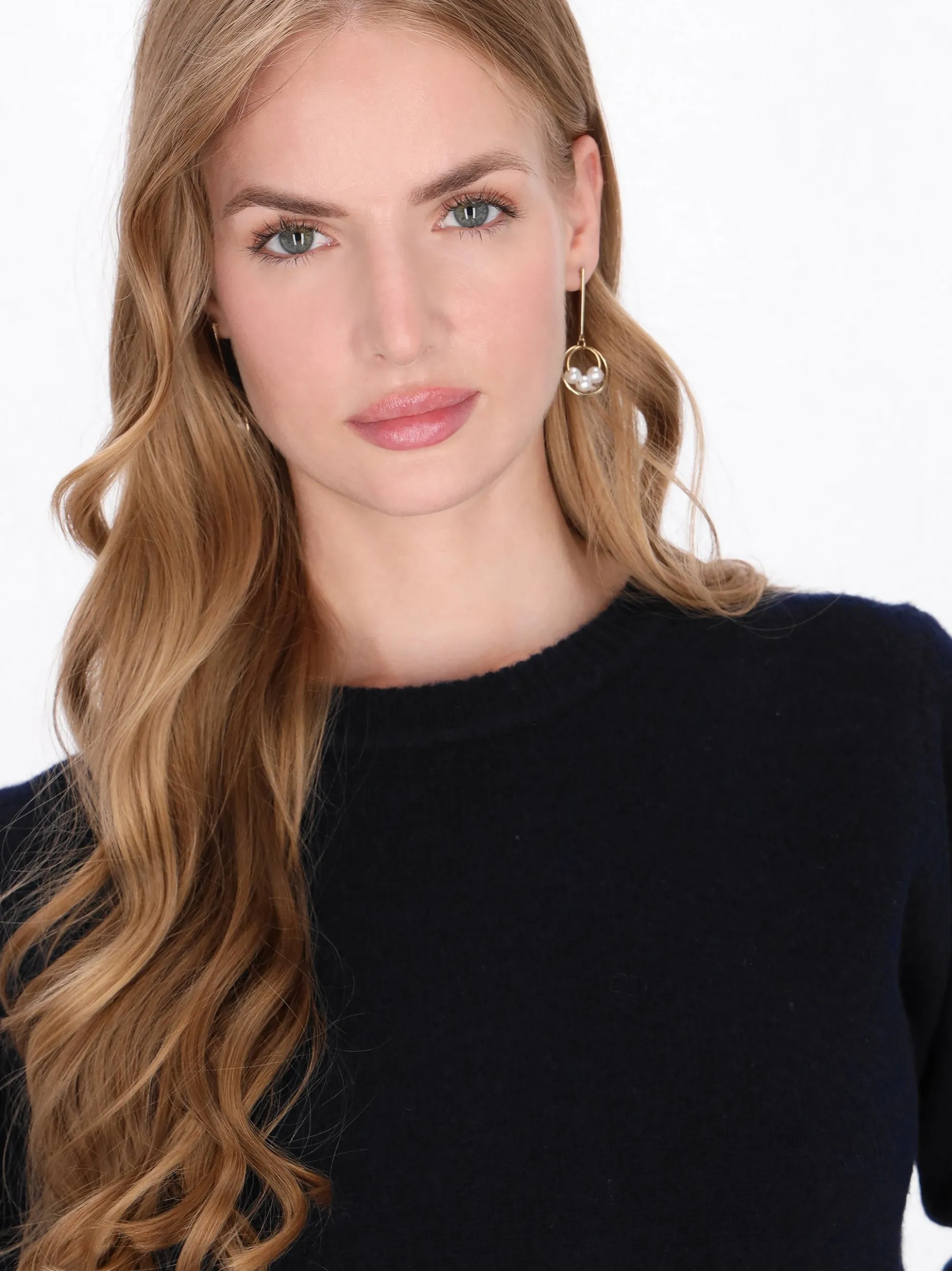 Dreimaster Damen Pullover in marine