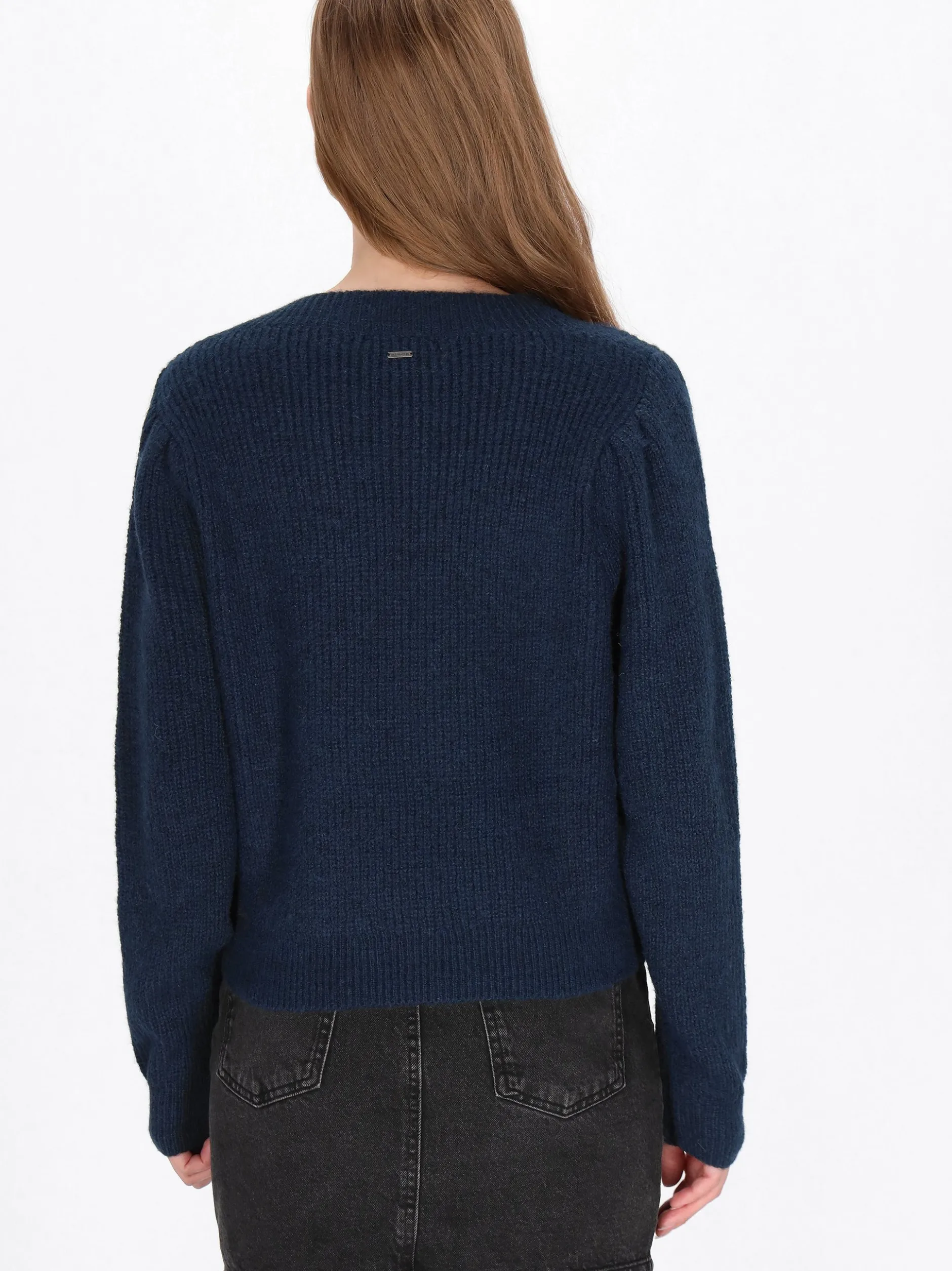 Dreimaster Damen Pullover in marine
