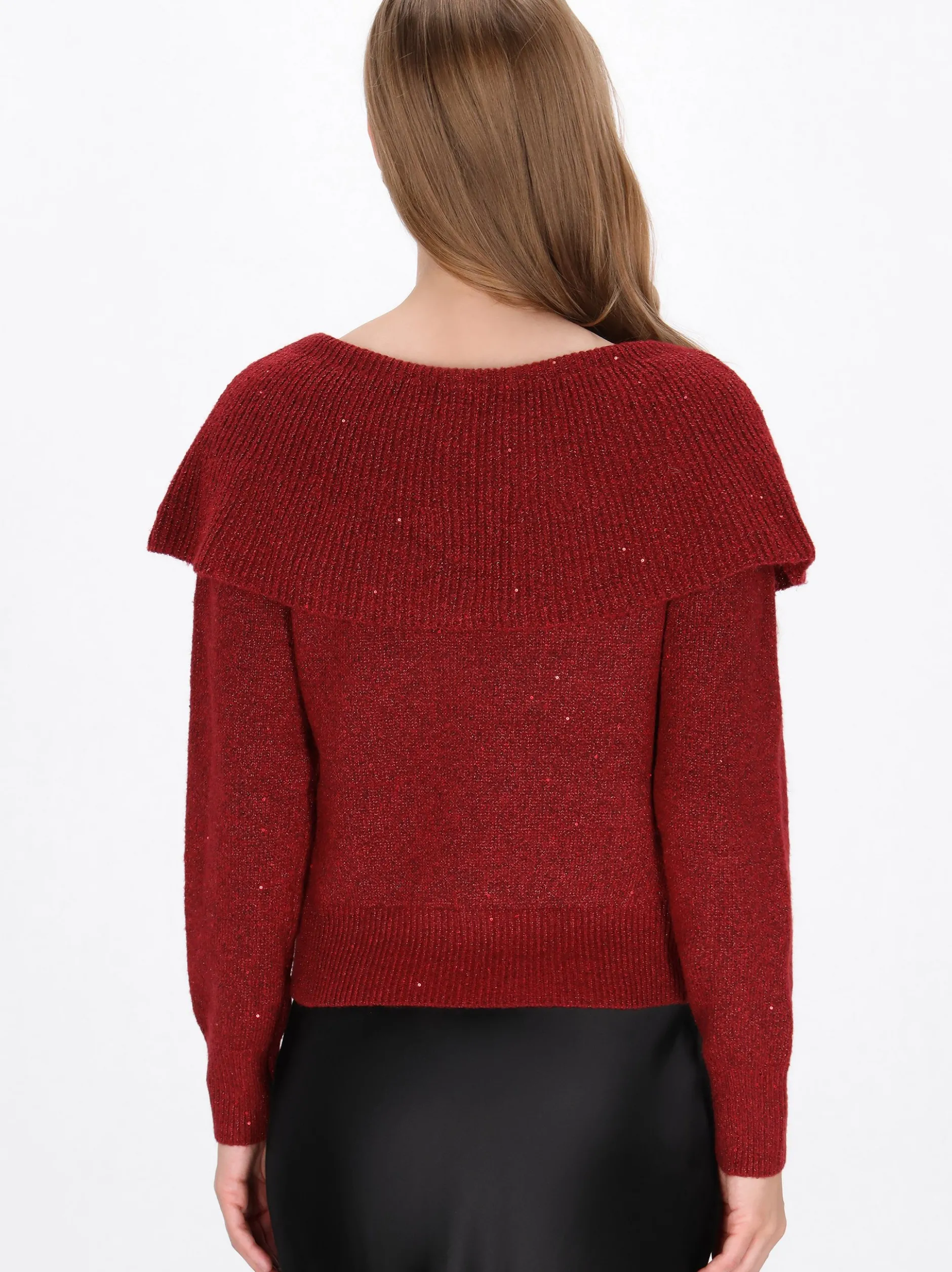 Dreimaster Damen Pullover in rot