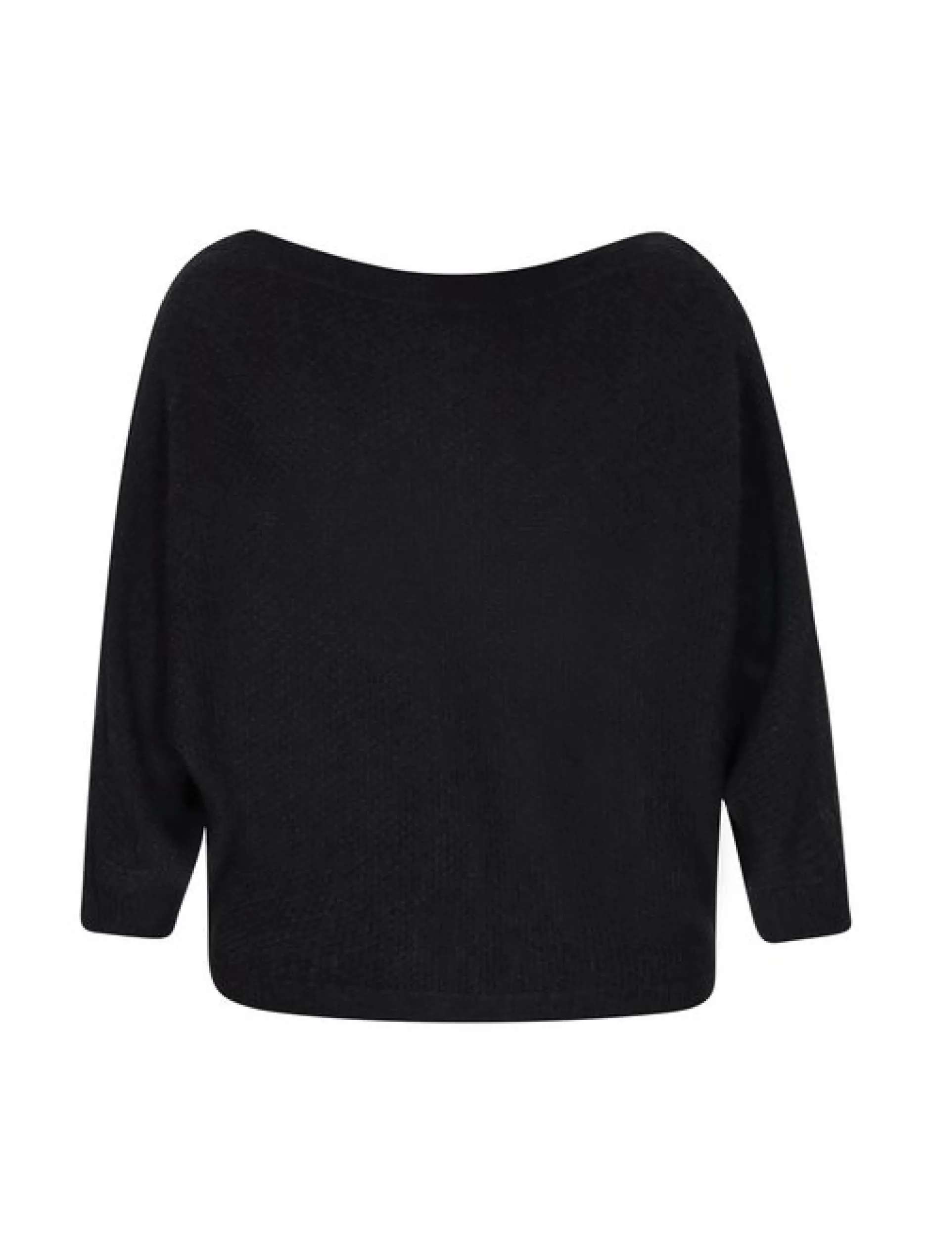 Dreimaster Damen Pullover in schwarz