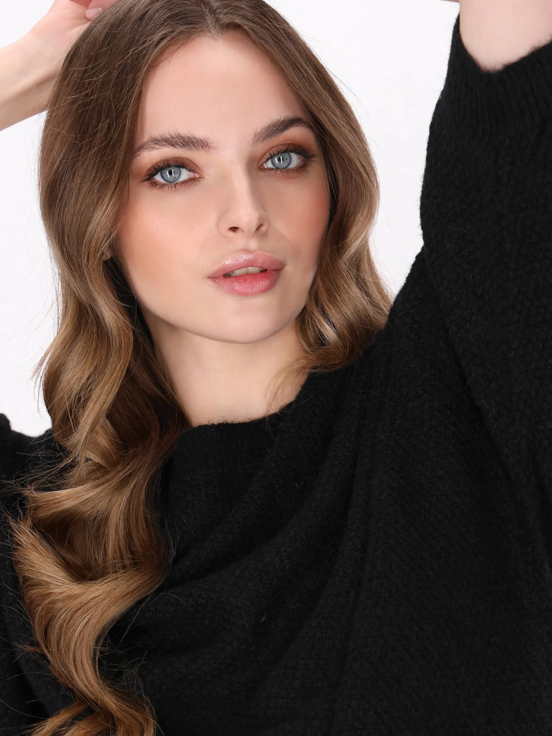 Dreimaster Damen Pullover in schwarz