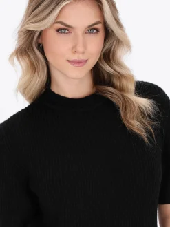 Dreimaster Damen Pullover in schwarz