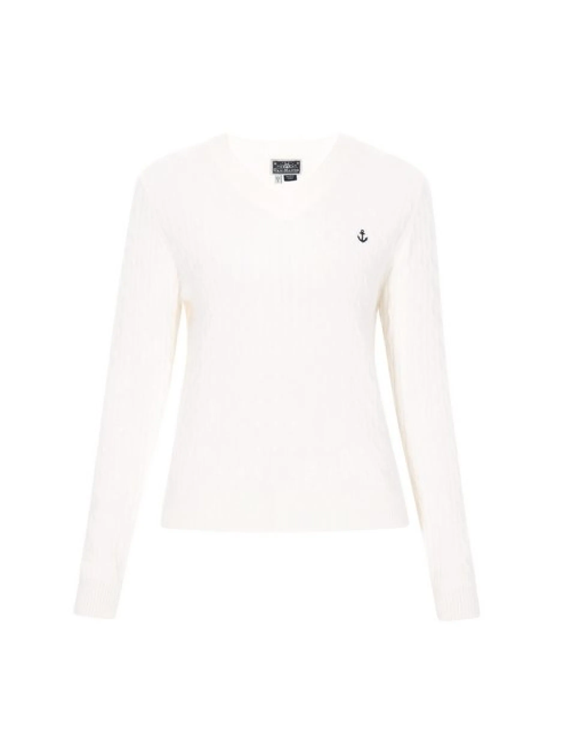 Dreimaster Damen Pullover in weiß
