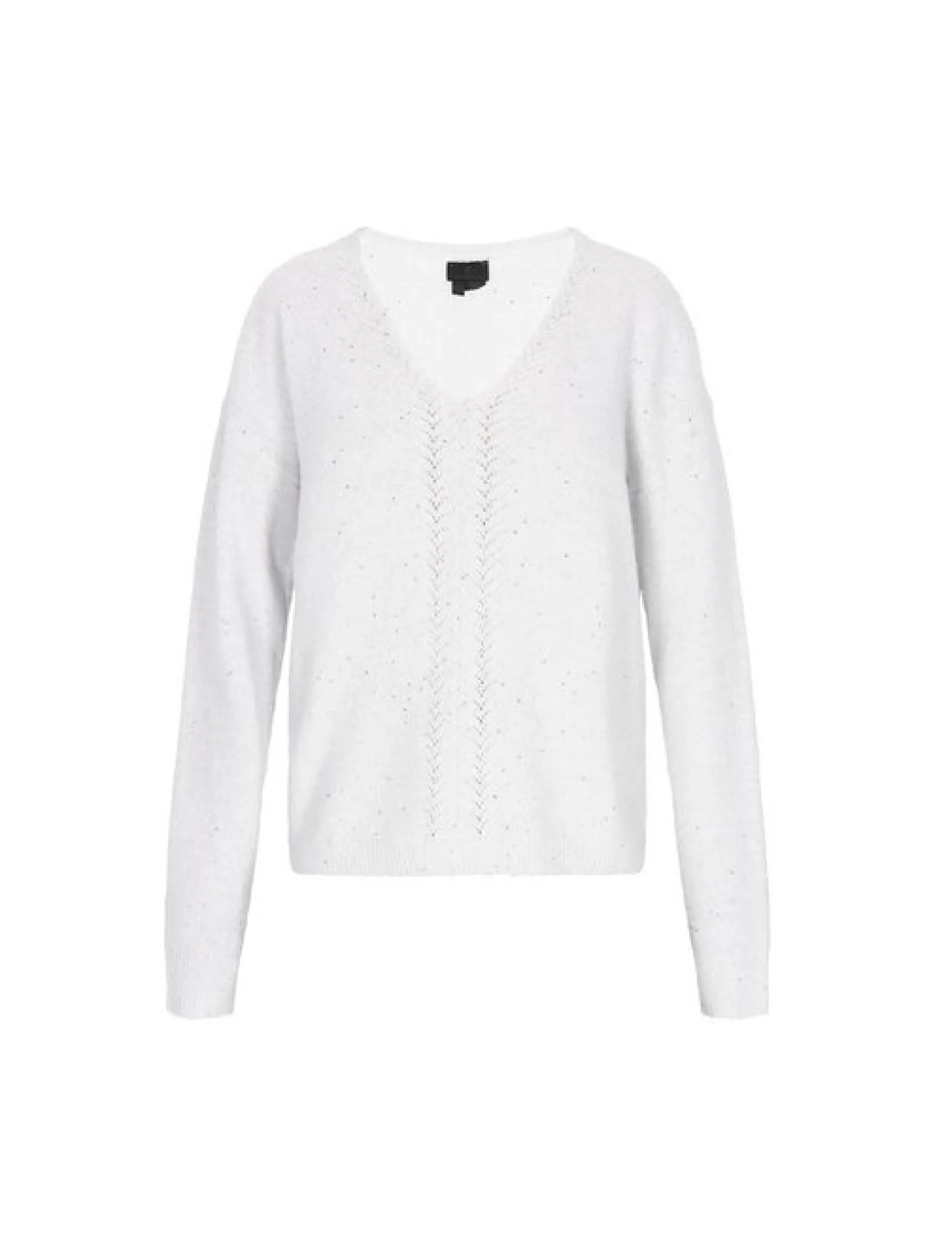 Dreimaster Damen Pullover in weiß