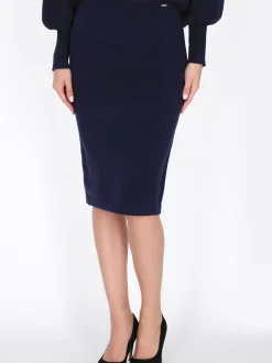 Dreimaster Damen Rock in blau