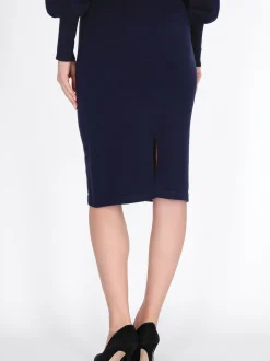 Dreimaster Damen Rock in blau