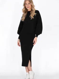 Dreimaster Damen Rock in schwarz