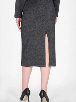 Dreimaster Damen Rock in schwarz
