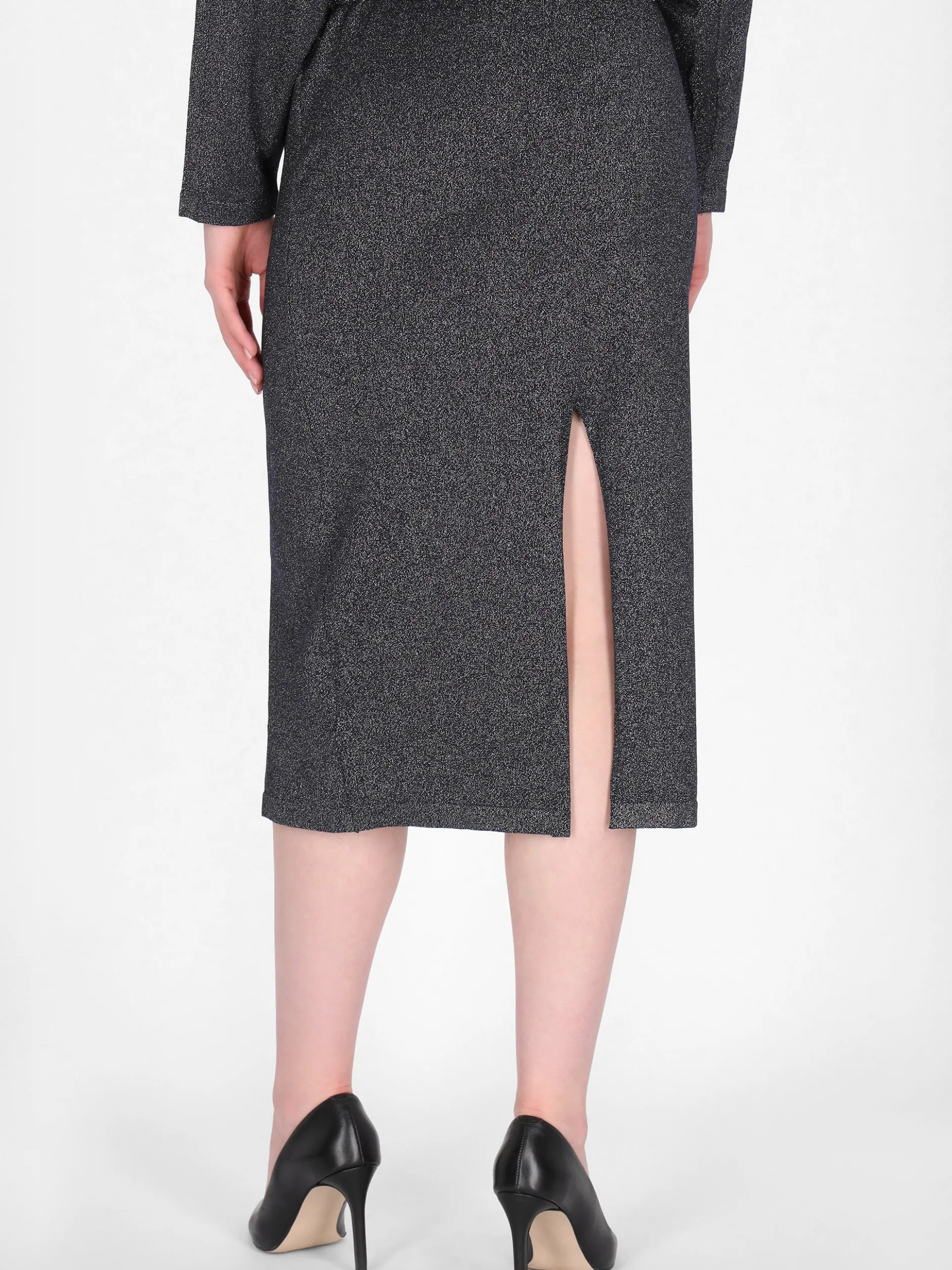 Dreimaster Damen Rock in schwarz