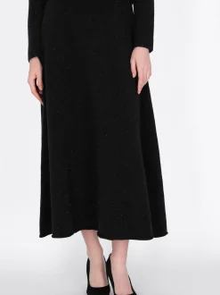 Dreimaster Damen Rock in schwarz