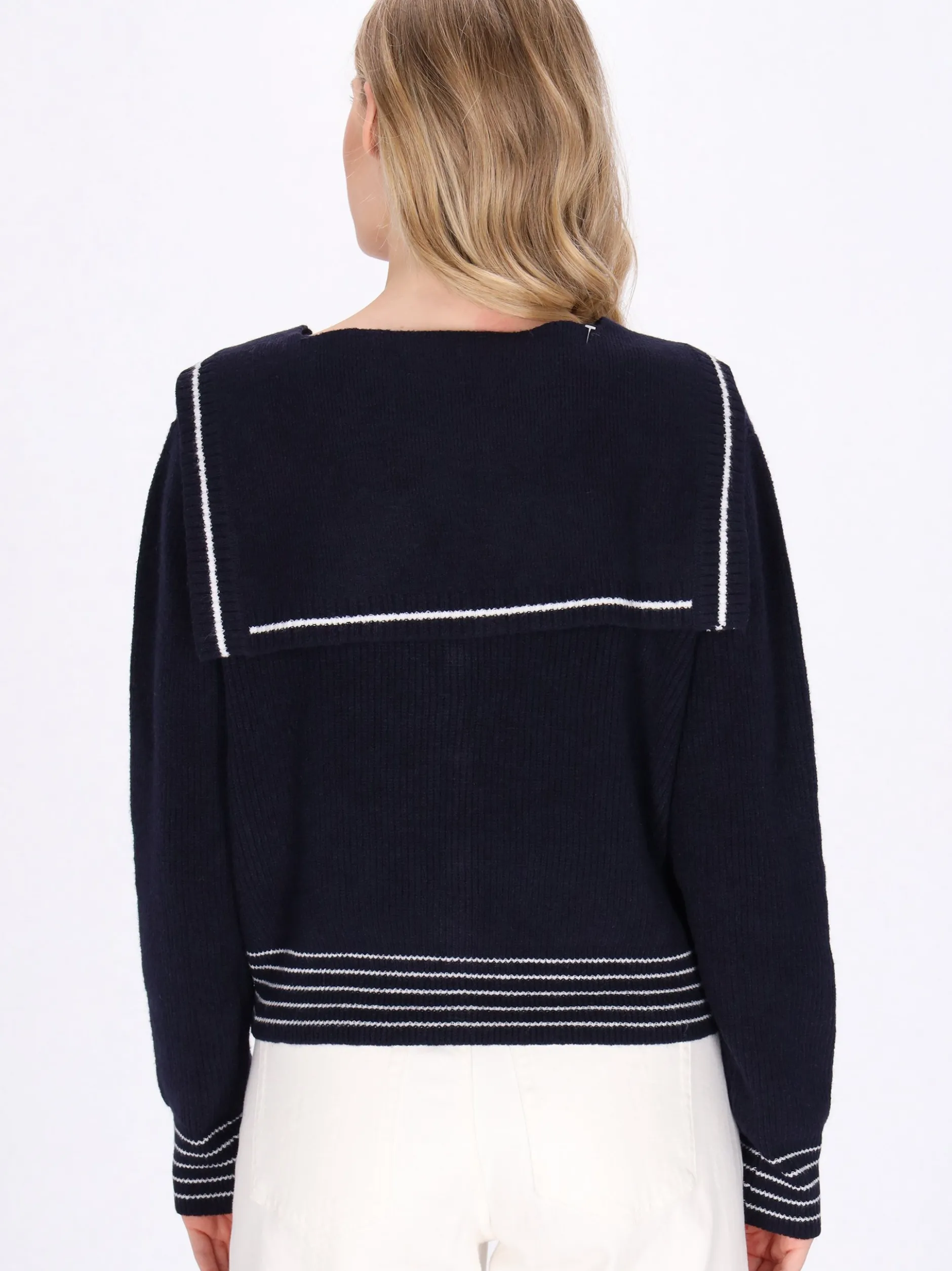Dreimaster Damen Strickjacke in marine