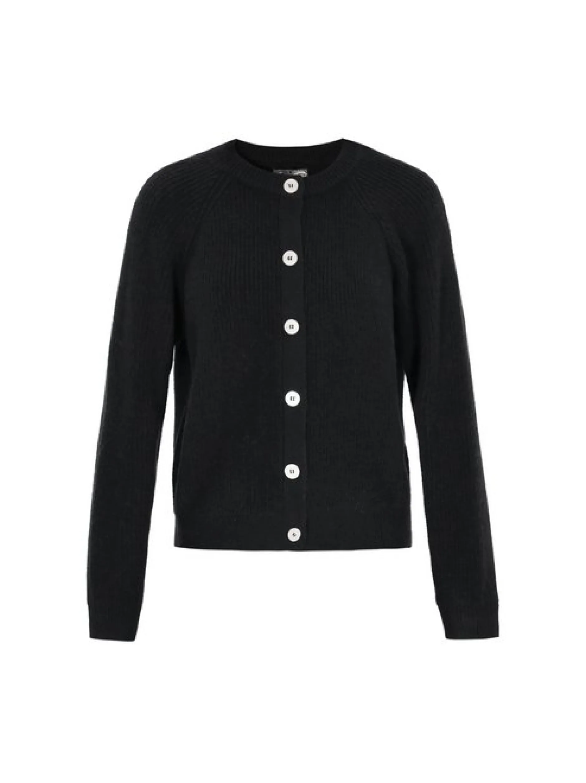 Dreimaster Damen Strickjacke in schwarz