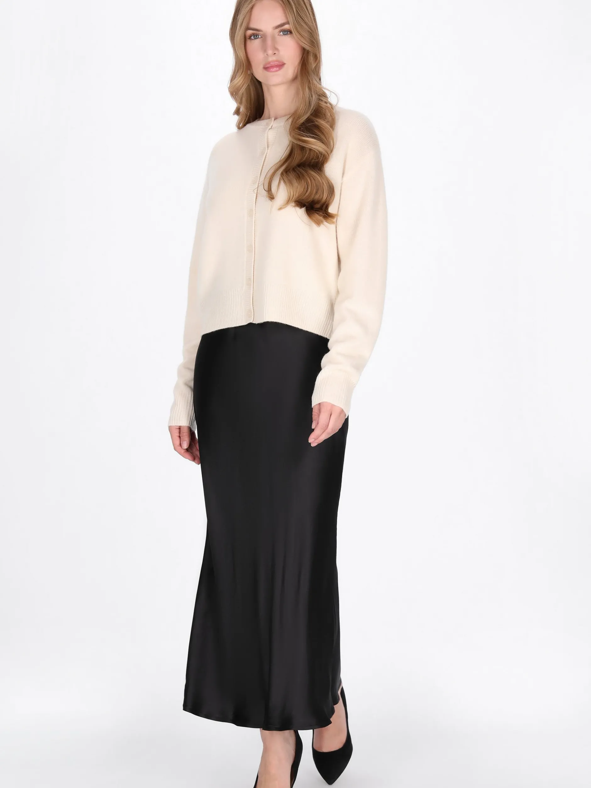 Dreimaster Damen Strickjacke in beige