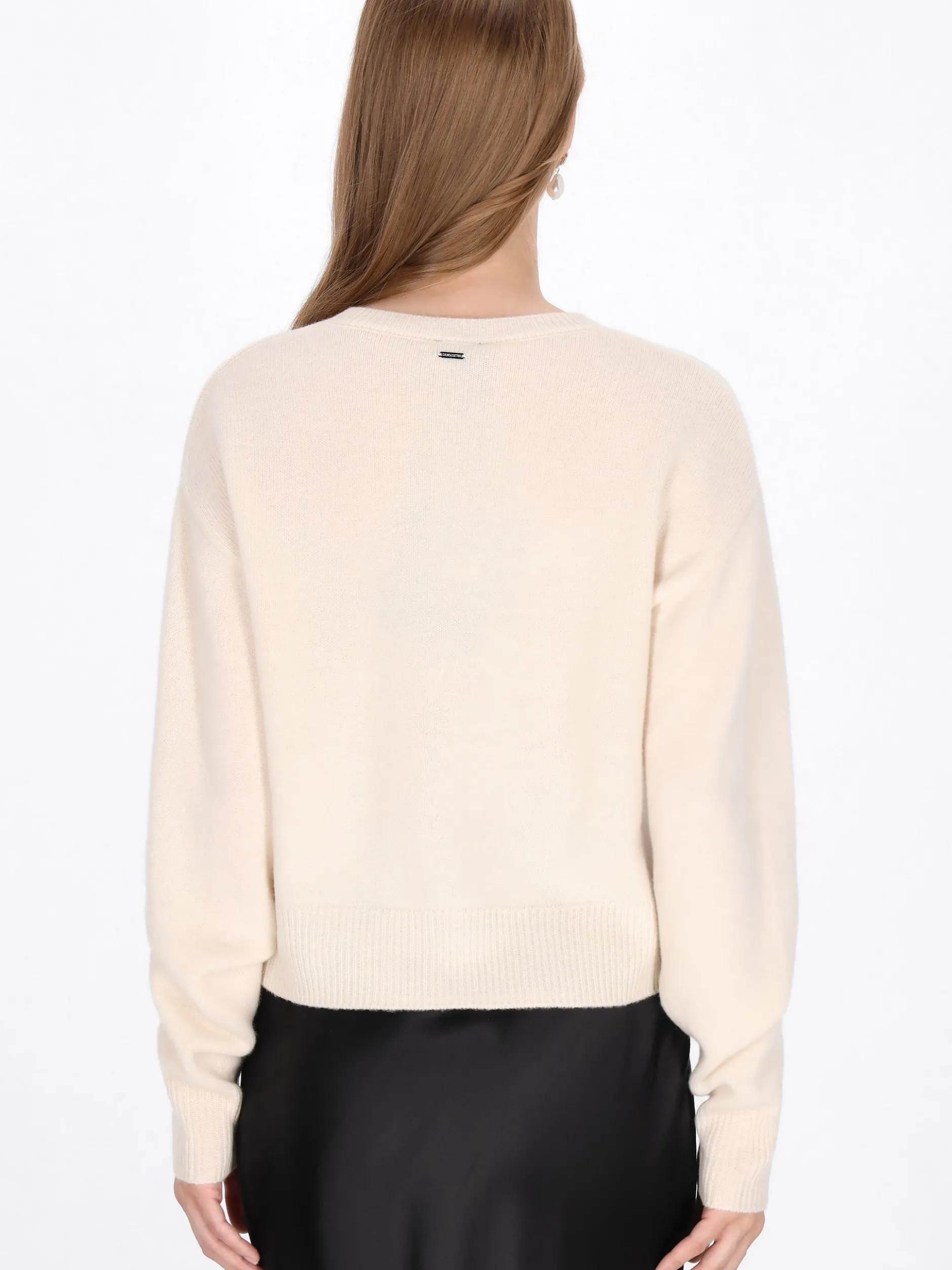 Dreimaster Damen Strickjacke in beige
