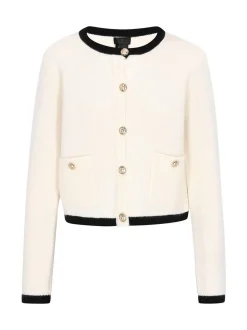 Dreimaster Damen Strickjacke in beige