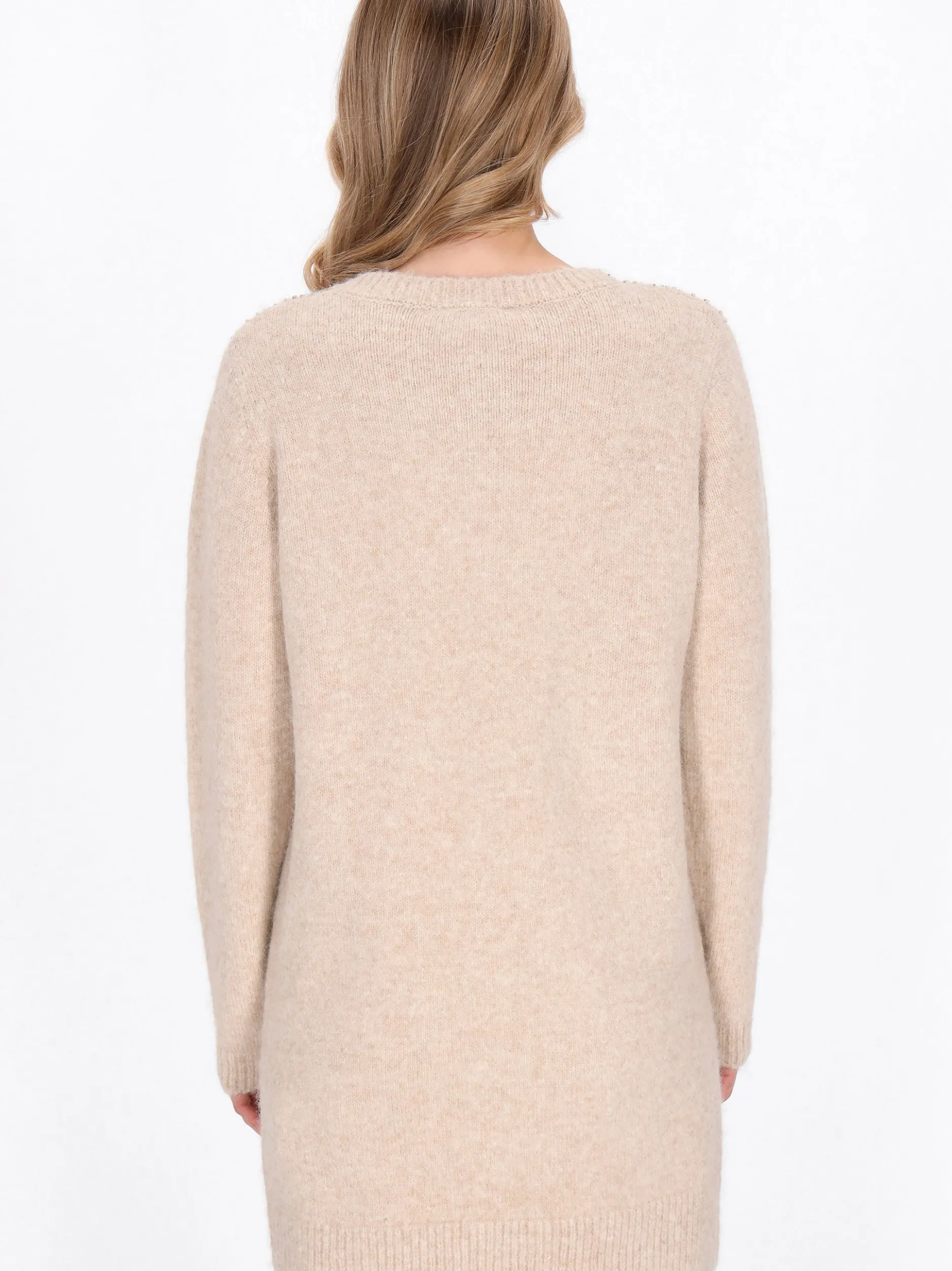 Dreimaster Damen Strickjacke in beige