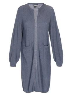Dreimaster Damen Strickjacke in blau
