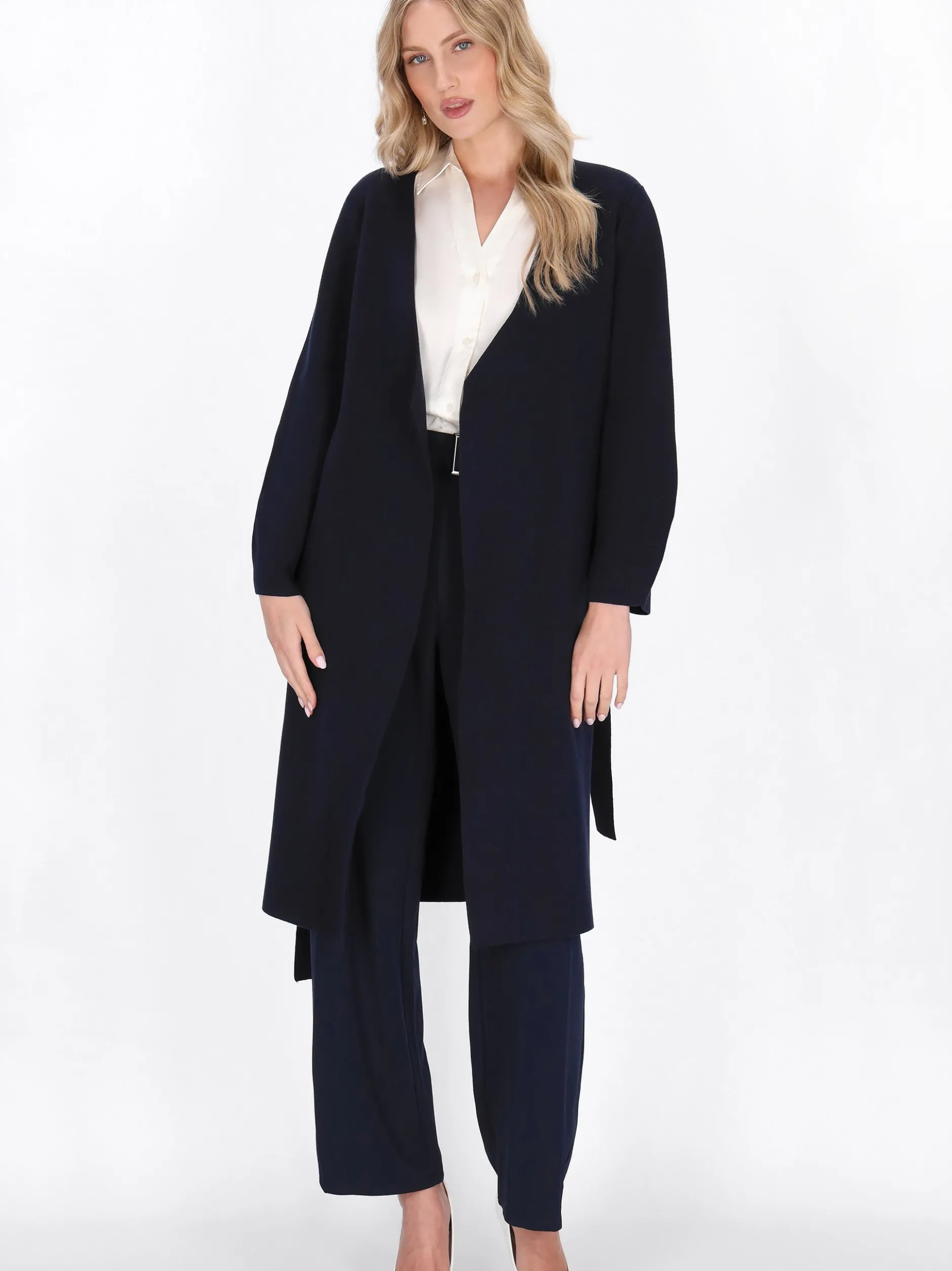 Dreimaster Damen Strickjacke in marine