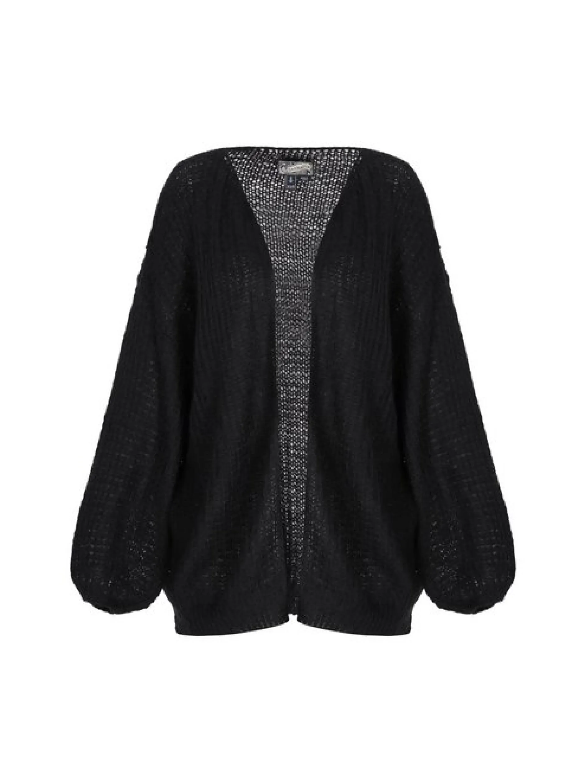 Dreimaster Damen Strickjacke in schwarz