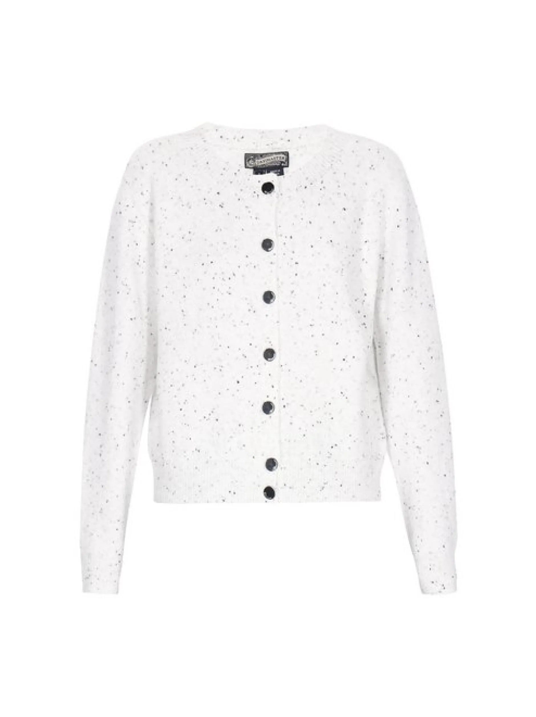 Dreimaster Damen Strickjacke in weiß