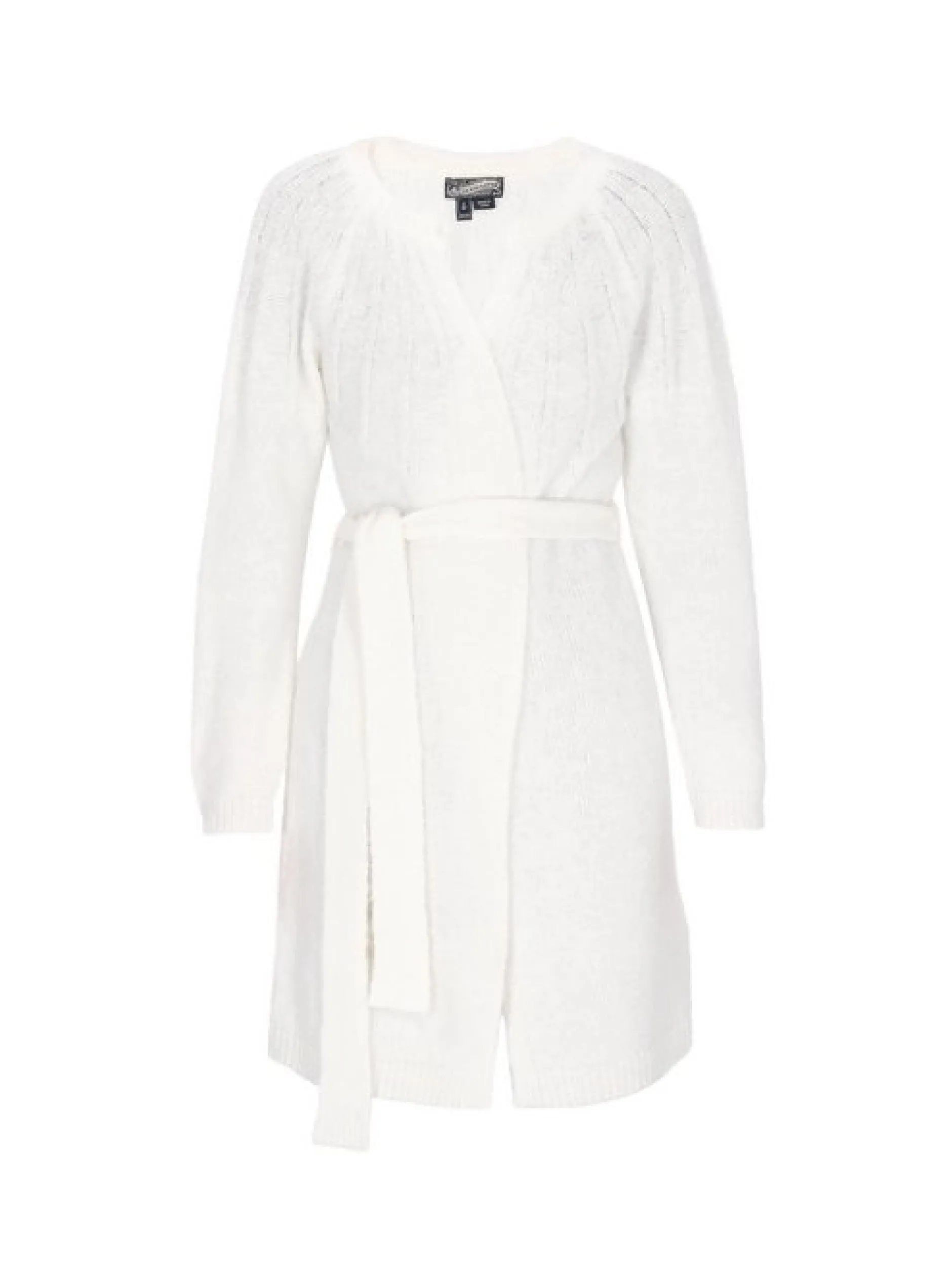 Dreimaster Damen Strickjacke in weiß