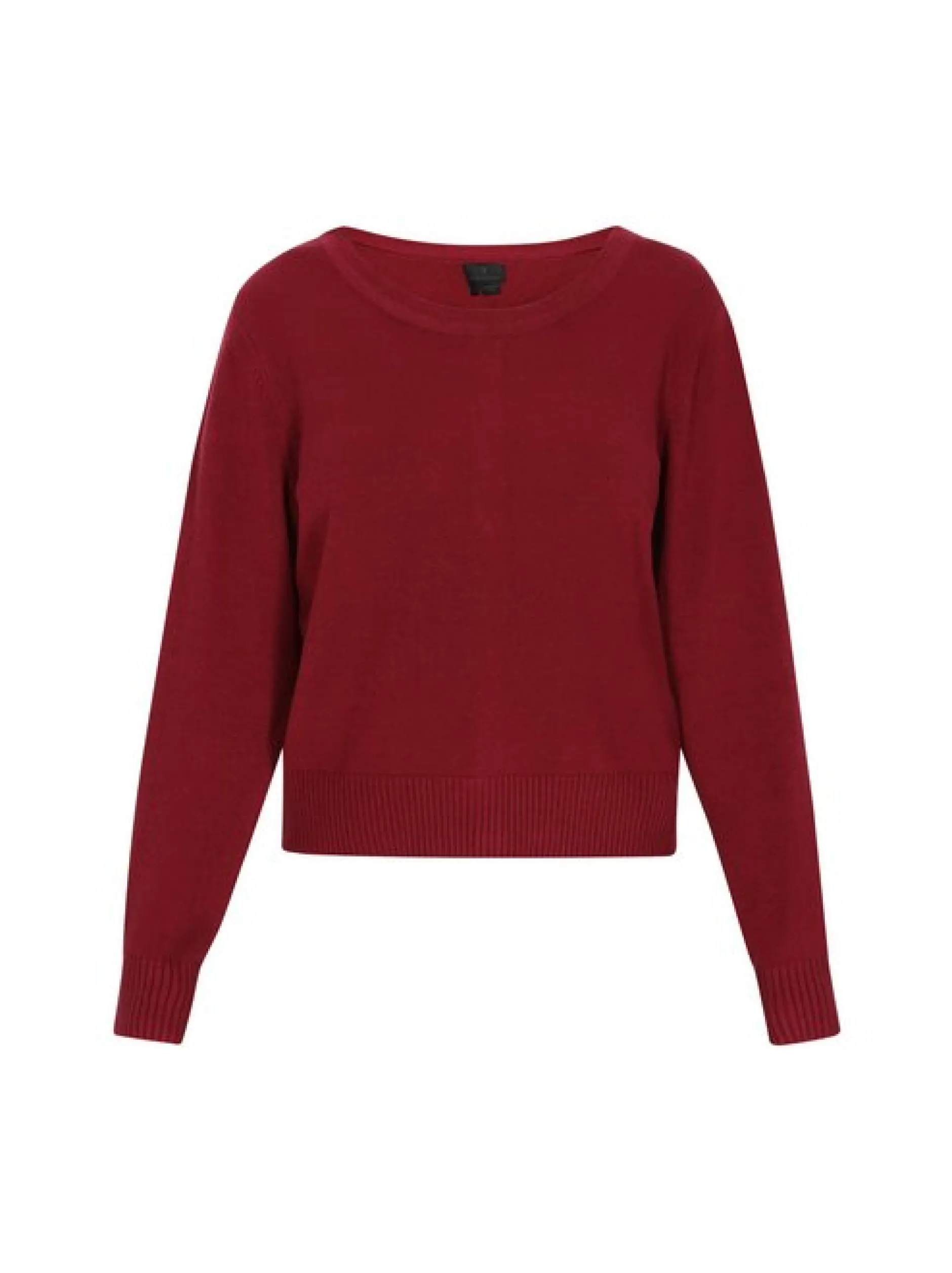Dreimaster Damen Strickpullover in bordeaux