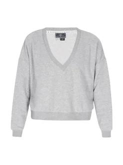 Dreimaster Damen Sweatshirt in grau