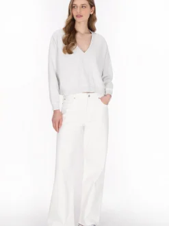 Dreimaster Damen Sweatshirt in melange