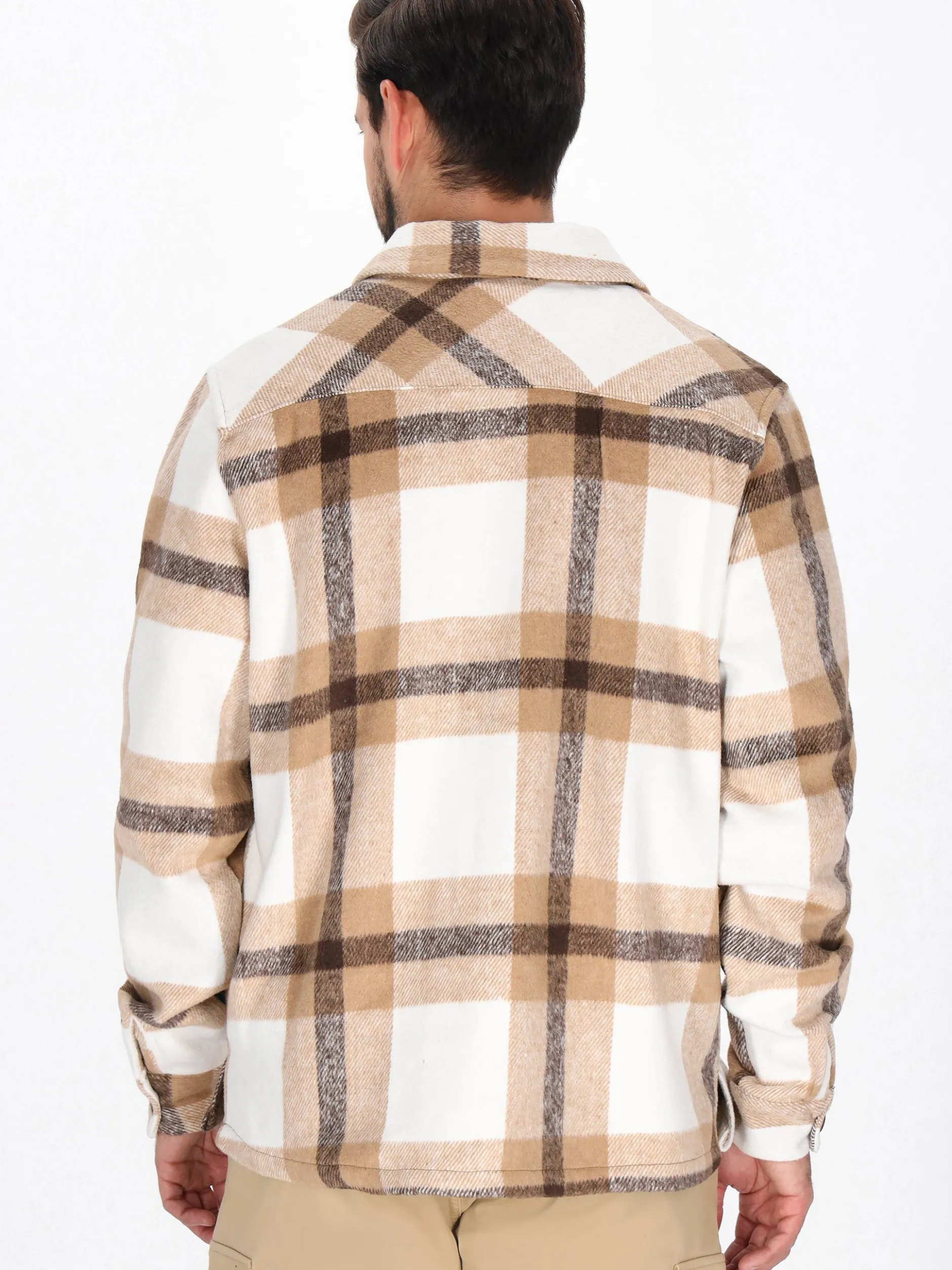 Dreimaster Herren Hemd in beige