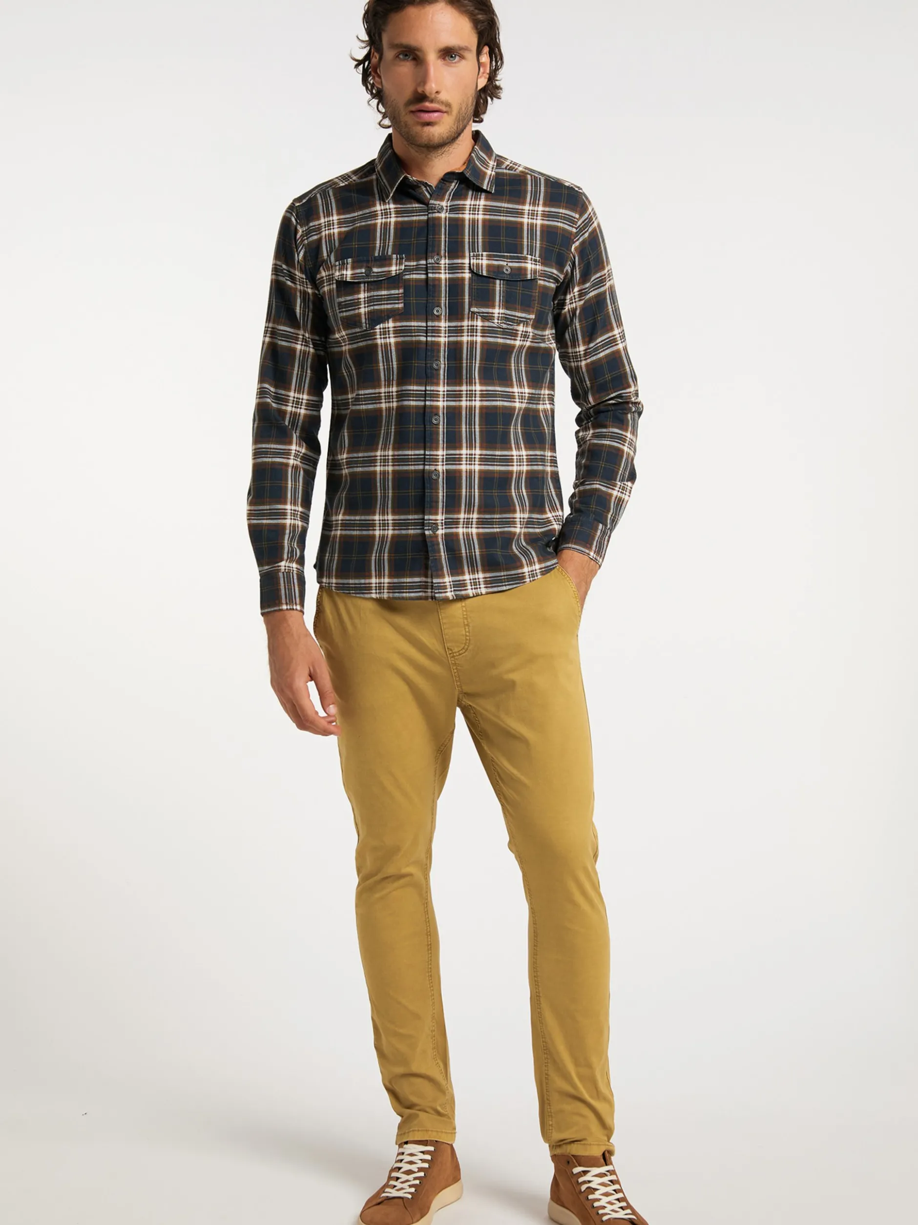 Dreimaster Herren Hemd in marine