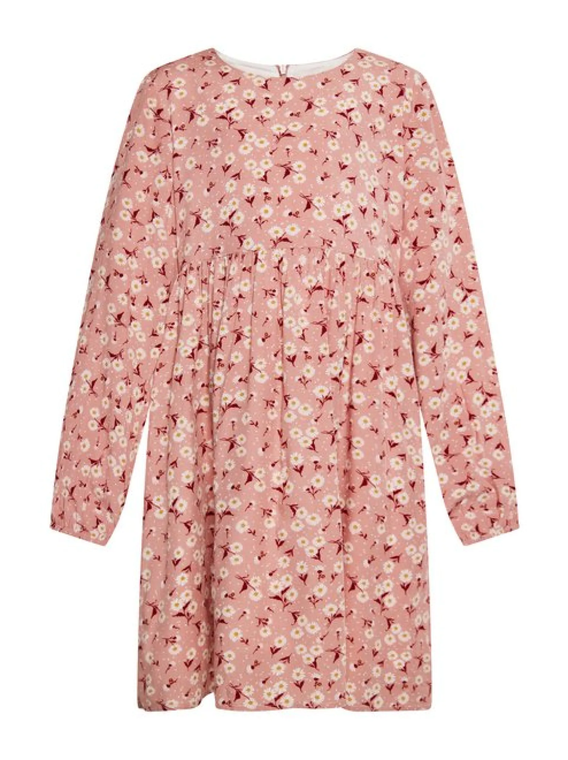 Dreimaster Mädchen (Kids) Kleid in rosa - Länge: mittel