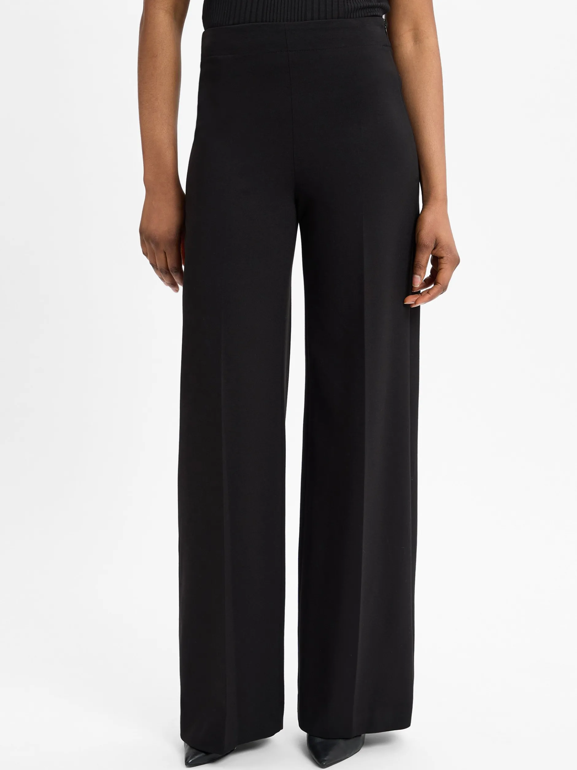 Drykorn Damen Baukasten-Stoffhose - Before in schwarz