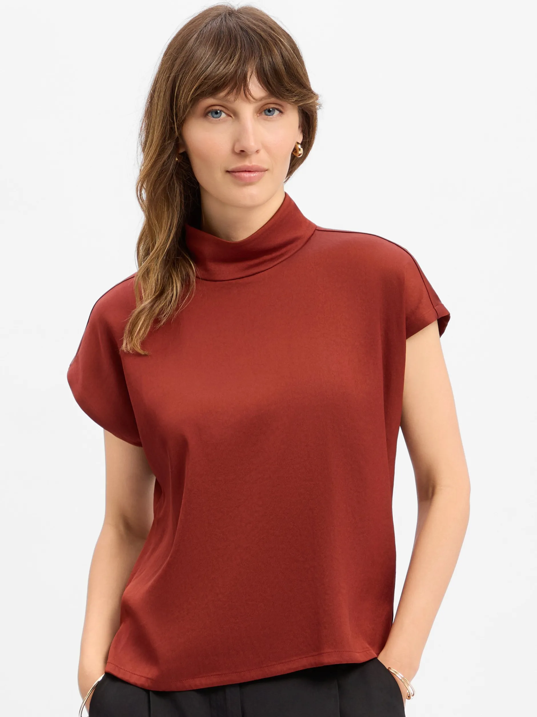 Drykorn Damen Blusenshirt - Alaria_1 in cognac