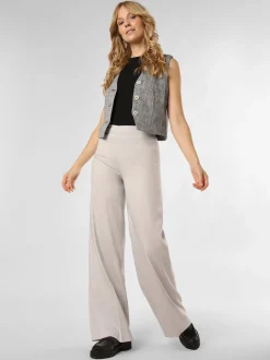 Drykorn Damen Hose mit Leinen-Anteil - Before in hellgrau