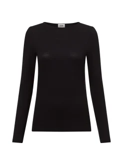 Drykorn Damen Langarmshirt - Renbie in schwarz