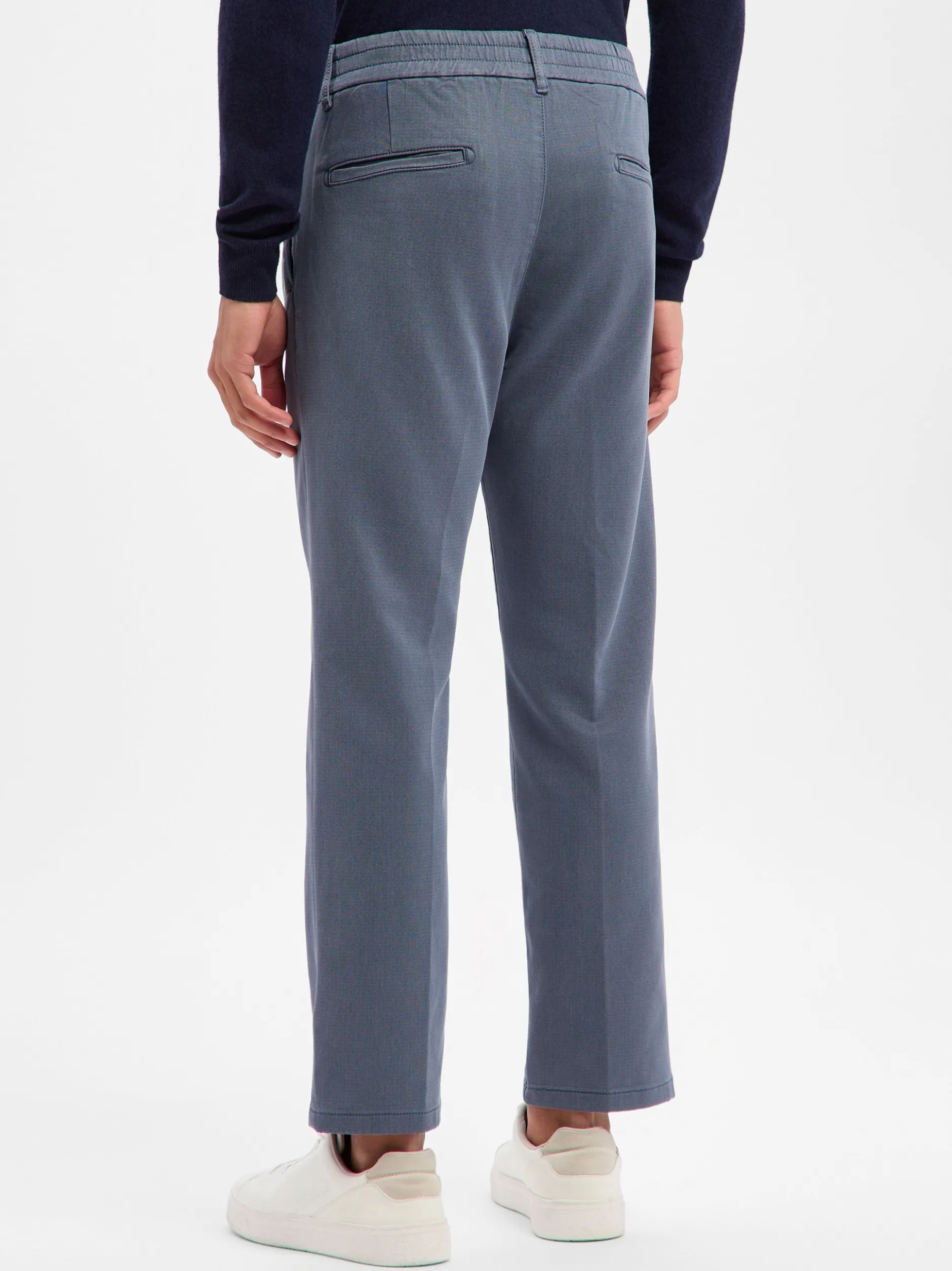Drykorn Herren Bundfaltenhose - Chasy in indigo