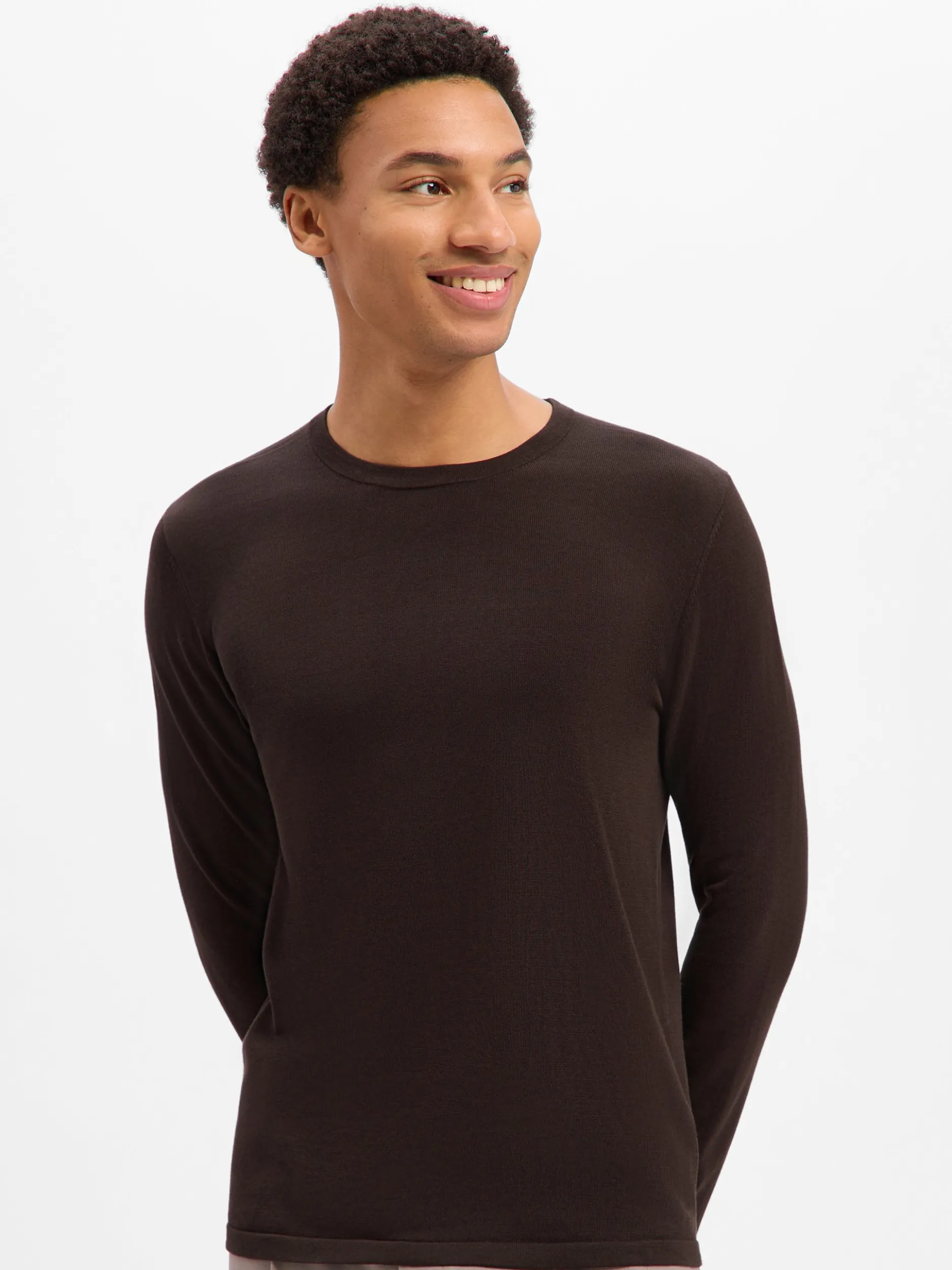 Drykorn Herren Strickpullover - Irmino in schoko