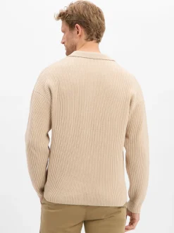 Drykorn Herren Strickpullover - Rustino in beige