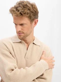 Drykorn Herren Strickpullover - Rustino in beige