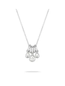 Echtzeit Damen Halskette - Like Diamonds in silber