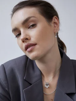 Echtzeit Damen Halskette - Like Diamonds in silber